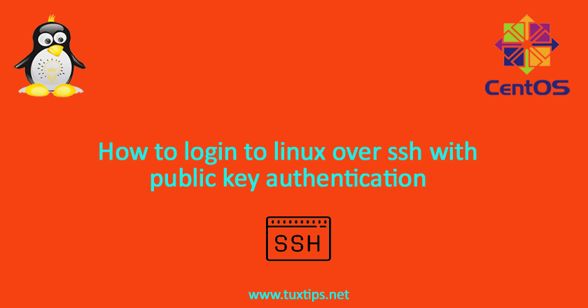 How to login to linux over ssh with public key authentication