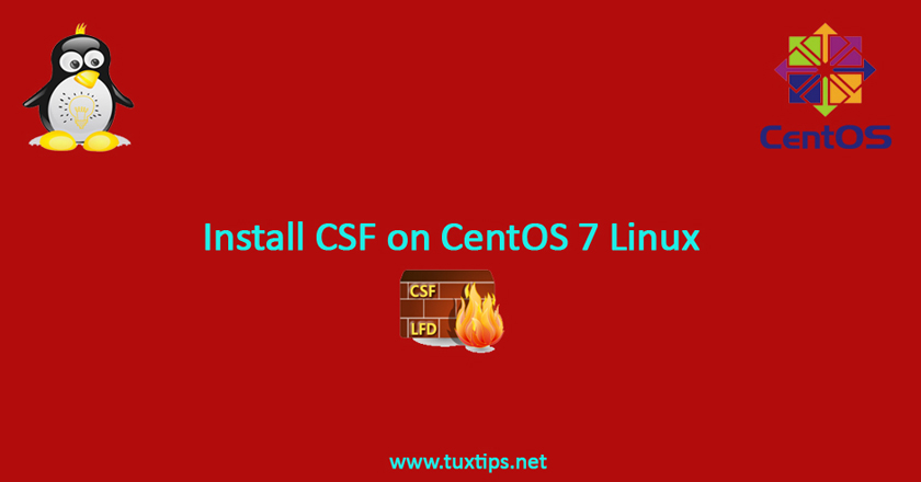 how to install csf on centos 7 linux