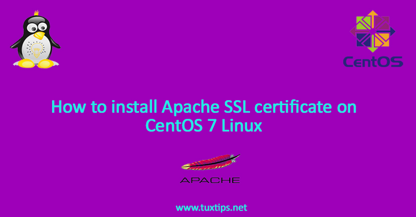 How to install Apache SSL certificate on CentOS 7 Linux